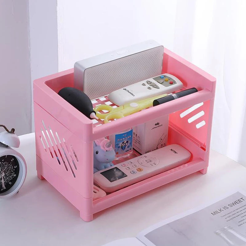 Desktop Storage Rack Organizer | Multi-Layer Stationery & Makeup Organizer | Office Desk Storage | Dorm Room Desktop Organizer
