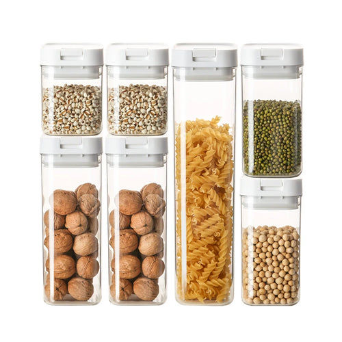 1PC Transparent Pasta Storage Container | Moisture-Proof Spaghetti & Grain Storage Jar | Airtight Food Storage Organizer for Pasta, Snacks & Pantry