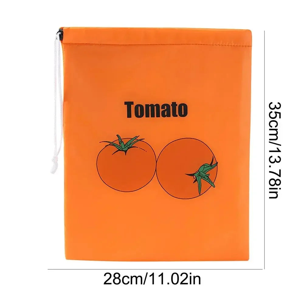 Reusable Produce Storage Bag | Insulated Drawstring Fresh-Keeper for Lettuce, Bananas & Vegetables | Refrigerator Fruit Storage Bag
