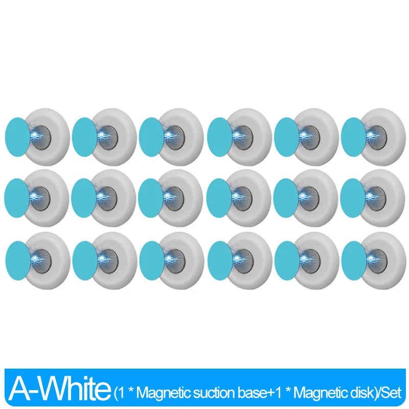 Magnetic Wall Remote Control Holders | No Drill Electronics Organizer | Invisible Magnetic Storage for Home Organization