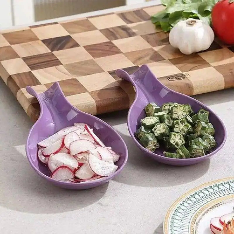 Large Kitchen Spoon Rest Holder | Heat-Resistant Cooking Utensil Rest | Countertop Spoon Holder