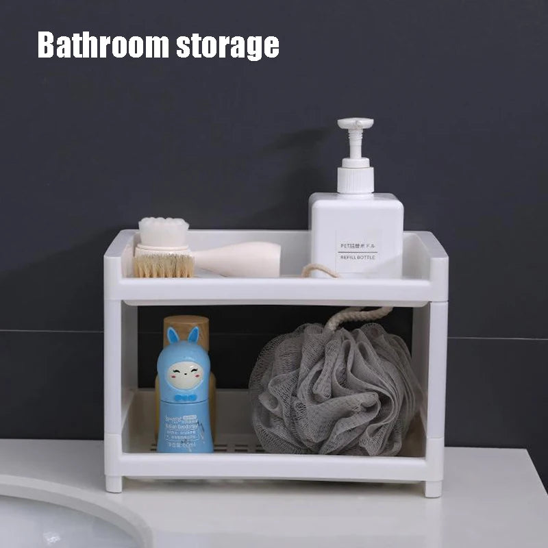 Desktop Storage Rack Organizer | Multi-Layer Stationery & Makeup Organizer | Office Desk Storage | Dorm Room Desktop Organizer