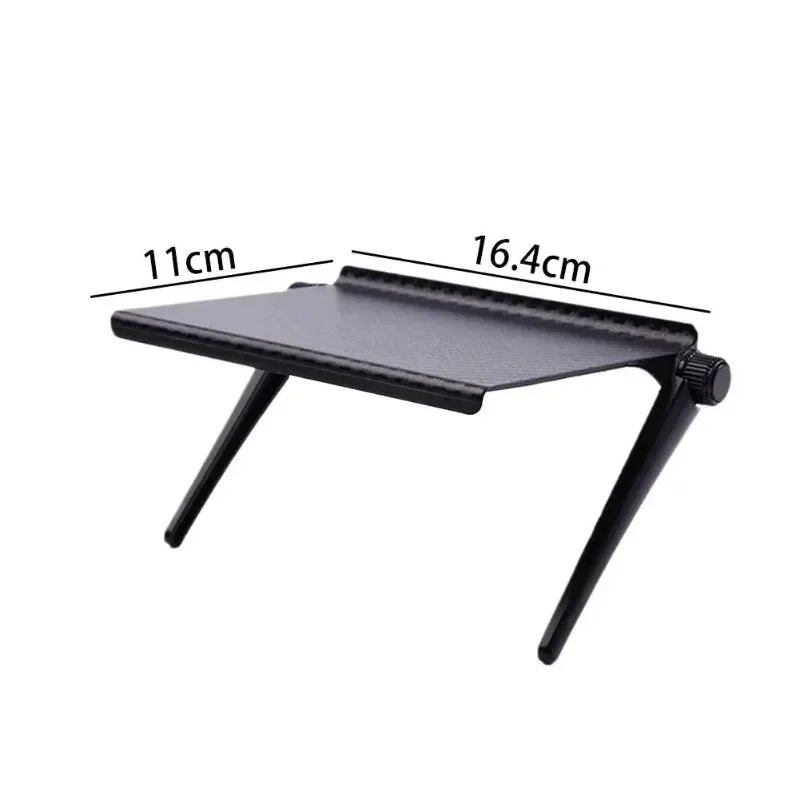 Monitor Top Storage Shelf | Computer & TV Screen Organizer | Adjustable Router & Set-Top Box Storage Rack