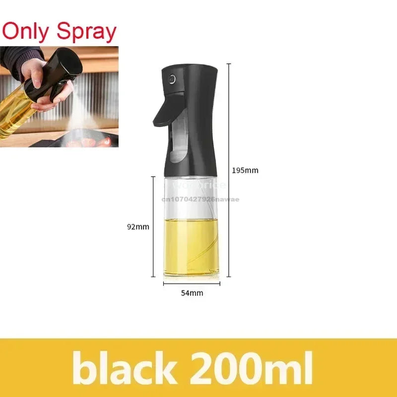 2-in-1 Oil Sprayer & Dispenser Bottle | Refillable Kitchen Oil Spray Bottle | Olive Oil & Cooking Oil Mister for Cooking