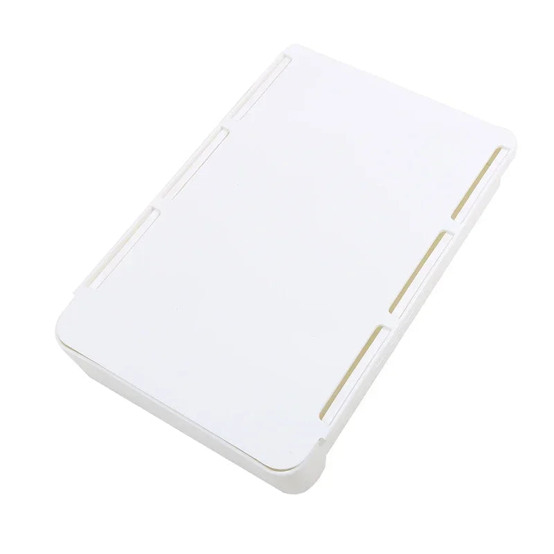 Hidden Under Desk Storage Drawer | Self-Adhesive Sliding Organizer Box | Desk Drawer for Office Supplies, Makeup & Accessories