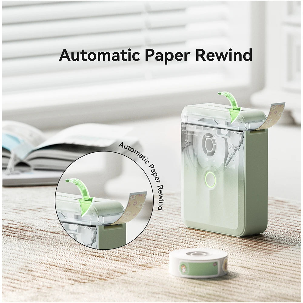 Bluetooth Label Maker | Mini Wireless Thermal Label Printer | Inkless Portable Sticker Machine for Home & Office Organization | NIIMBOT D110