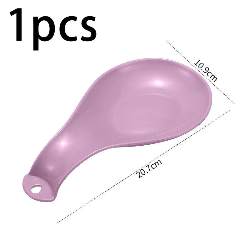 Large Kitchen Spoon Rest Holder | Heat-Resistant Cooking Utensil Rest | Countertop Spoon Holder