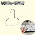 Closet Hanger Organizer | Round Hook Storage | Hat, Scarf, Tie & Bag Organizer | Space-Saving Closet Accessory Hanger