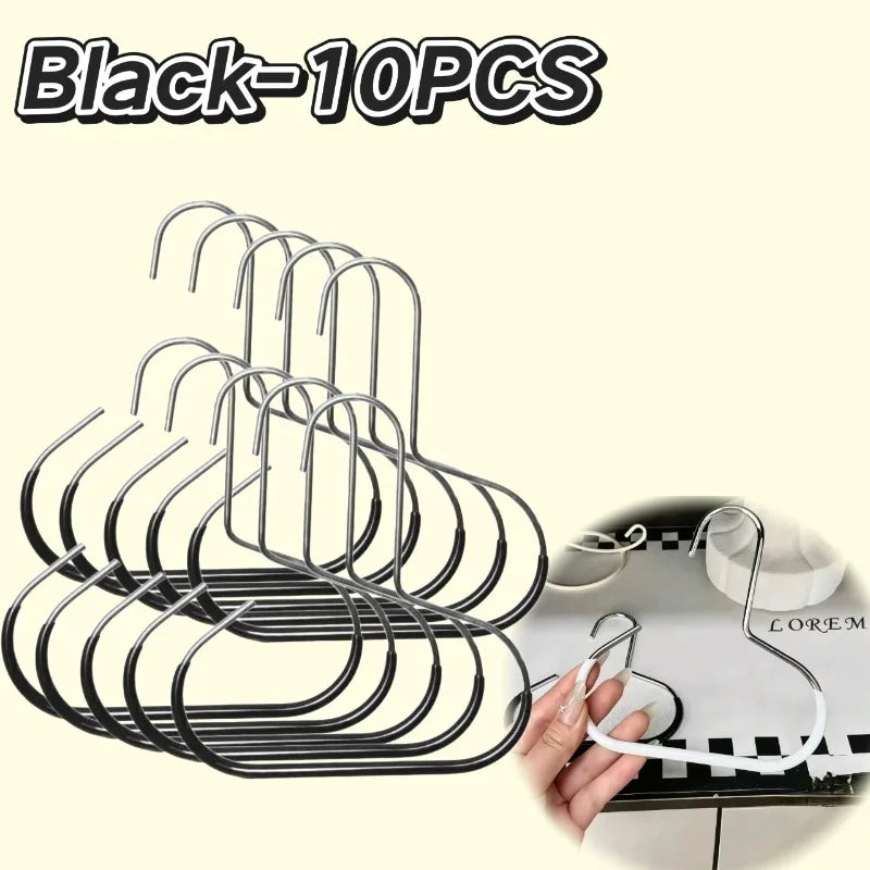 Closet Hanger Organizer | Round Hook Storage | Hat, Scarf, Tie & Bag Organizer | Space-Saving Closet Accessory Hanger