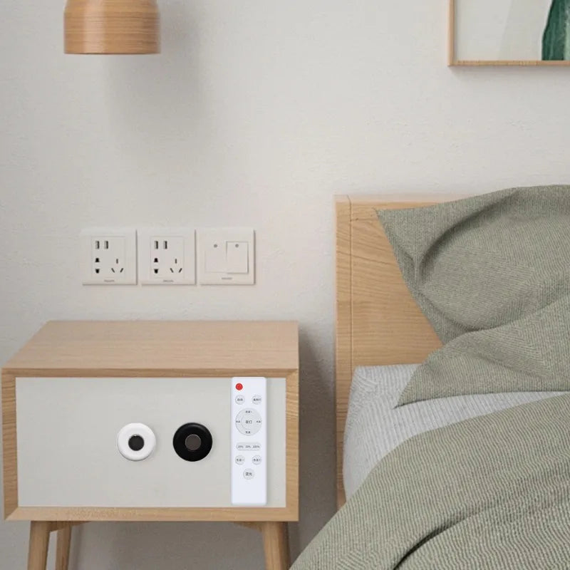Magnetic Wall Remote Control Holders | No Drill Electronics Organizer | Invisible Magnetic Storage for Home Organization