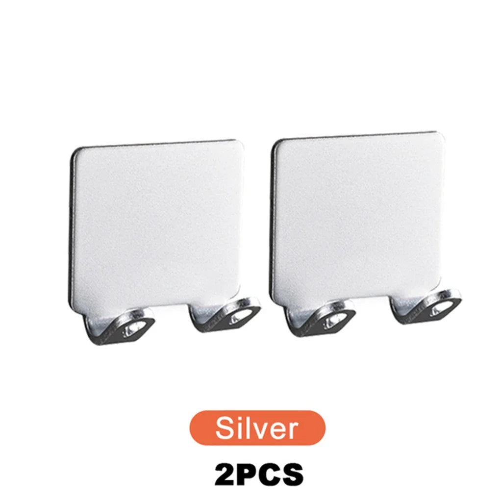 Self-Adhesive Razor Holder Hooks | No Drill Wall Mounted Shaver Organizer | Bathroom & Shower Storage Hooks