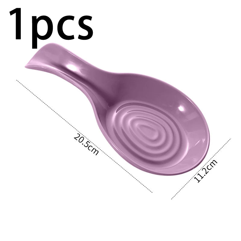Large Kitchen Spoon Rest Holder | Heat-Resistant Cooking Utensil Rest | Countertop Spoon Holder