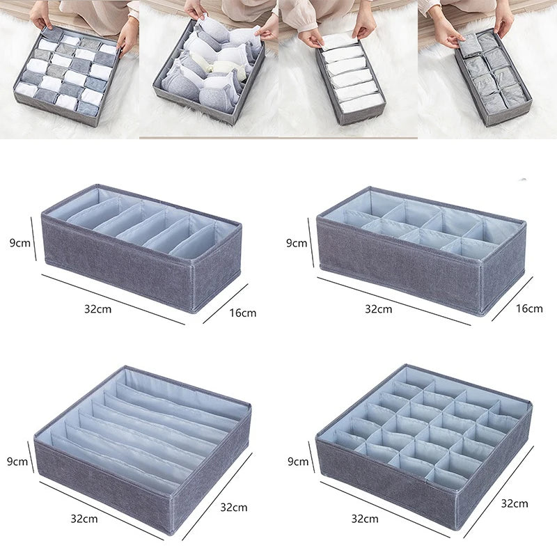 Dresser Drawer Organizer | Closet Storage Box for Clothes